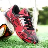 Zapatos deportivos nuevos de primavera y verano para niños Zapatos de fútbol de clavos largos y clavos cortos Zapatos de entrenamiento de clavos para césped para niños
