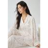 Pijamas de mujer de 25 años de primavera nueva seda de hielo media luna bambú encaje ropa de hogar ropa de verano de mujer puede ser una generación de cabello