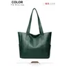 Bolso Grande Mujer 2021 Moda Europea y Americana Bolso de Mujer de Gran Capacidad Bolso de Mano Sencillo y Atmosférico Bolso Tote de Cuero Suave para Mujer