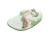 Cama para Gatos para Primavera y Verano, Almohada de Látex Extraíble y Lavable, Sofá con Protección para el Cuello, Cama para Perros, Esterilla Refrigerante de Verano para Dormir, Cama para Perros, Nido para Mascotas