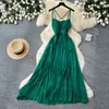 Vestido de seda vermelho estilo resort de nicho para mulheres, coleção de outono 2026, cintura alta, modelador, elegante vestido longo, vestido estilo francês