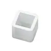 4 Moldes de Silicone para Brincos Pequenos DIY Cola de Cristal Mini Quadrado Gatinho Triângulo Fabricante de Brincos