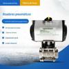 Válvula Pneumática no Atuador Pneumático Simples e Dupla Ação Atuador Pneumático Válvula Borboleta Pneumática Atuador de Válvula Esfera