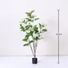 Amazon Árbol de Hortensia de Simulación Avanzada Rosa Planta Biónica en Maceta Venta al por Mayor Decoración de Piso Biónico para Interiores