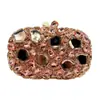 Bolsa de Clutch de Pedra Transfronteiriça Nova Bolsa de Jantar com Diamantes de Vidro Recortada Bolsa de Mão para Banquete com Diamantes de Vidro para Mulheres