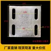 Piezas embebidas galvanizadas en caliente Placa embebida de chapa de hierro galvanizada en frío Placa de acero con agujero redondo Base de tubo de acero Columna vertical de cuatro agujeros Ingeniería de muros cortina