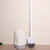 Cepillo para Inodoro Modelo Nuevo Cepillo para Inodoro para Baño del Hogar de Plástico con Mango Largo Cepillo de Limpieza con Base