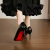 Zapatos de tacón alto para mujer 9169B, punta fina, tacón de aguja, charol, blanquecino, sencillos y elegantes, adecuados para el trabajo