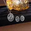 Juego de collar y pendientes de circonita estilo europeo y americano, calado con diamantes, accesorios nupciales de boda de lujo ligero, joyería de moda y versátil