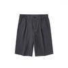 Dropshipping Transfronterizo Traje de Hombre Pantalones Cortos Ropa de Exterior 2025 Nuevo Verano Seda de Hielo Rectos Pantalones Casuales de Negocios