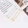 Novo fio de orelha com conta redonda brincos femininos tampa de rosca removível franja simples brinco moderno para furo na orelha brincos pequenos de temperamento