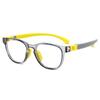 Nuevos lentes para niños de dos colores con luz anti-azul para visión cercana, lentes para computadora y teléfono móvil para niños, espejo plano 91006