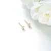 Pendientes de Corazón con Circonita Única, Moda Simple Xuping Jewelry para Mujer, Exquisitos y Pequeños, Fáciles de Combinar para el Uso Diario, Pendientes al por Mayor