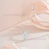 Collar Radiante Plata Luz Serie Mismo Estilo para Mujer, Cadena Clavícula Versátil Nicho Lujo Ligero Estilo Ins