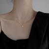 Collar con Colgante de Vaina de Guisante y Cacahuete para Mujer Moda Elegante Estilo Coreano Cadena Sencilla para Clavícula Ins Artístico Cadena de Lana Moderna