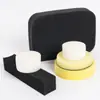 Almohadilla de esponja para embalaje caja de regalo negra esponja a prueba de golpes bloque de esponja protector forrado con esponja plana de baja, media y alta densidad