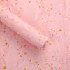 Piedra Papel Tijera de Agua, Papel con Patrón de Piedra Hecho a Mano Gota de Agua, Papel Plisado Texturizado, Empaque de Flores, Material de Envoltura Floral Desgarrable a Mano para Ramo