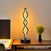 Lámpara de Mesa LED Irregular RGB, Regulable, Luz de Noche Minimalista Moderna, Lámpara de Escritorio, Fabricante Directo, Iluminación Básica Negra