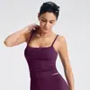 Chaleco de Yoga Transfronterizo Europeo y Americano para Mujer, Tela Cepillada de Sensación Desnuda, Hermoso Diseño de Espalda, Camiseta sin Mangas Deportiva con Almohadillas en el Pecho, Ropa Deportiva de Fitness