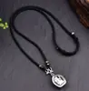 Corrente de Amuleto Budista Tailandês Feita à Mão, Cordão de Amuleto Budista, Cordão de Pingente, Pendente Único, Pendente Duplo, Múltiplos Pingentes, Estilo Ajustável