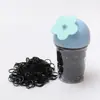 Bandas de Goma de Colores con Flores en Stock Transfronterizas en un Cubo, Ligas para el Cabello para Niñas, Bandas para el Cabello No Dañinas, Accesorios para el Cabello para Niños