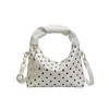 Bolsa Saco Estilo Coreano de Bolinhas Nova Outono 2026 para Mulheres, Melhora a Aparência, Bolsa de Ombro Único Transversal, Bolsa Pequena Fashionável para o Dia a Dia
