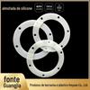 Amortecedor industrial amortecedor branco transparente silicone pad alimentos resistente a alta temperatura silicone solela junta de flange