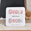 Todas las uñas postizas nuevas de tamaño S, forma ovalada corta, exquisitas, tacto de alta gama, puntas de uñas prefabricadas, engrosadas, efecto ojo de gato, para llevar, fabricante, venta al por mayor