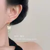 Nuevos Pendientes de Borla Mariposa Hechos a Mano Estilo Chino, Pendientes Elegantes Elegantes Cheongsam Dinastía Han, Pendientes de Piedra Natural Retro de Nicho
