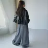 Conjunto de primavera y otoño para niñas 2026 nuevo y elegante chaqueta corta de cuero estilo coreano y pantalones de traje conjunto de dos piezas para niños mayores