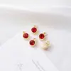 Chapado con Tachuelas de Diamante Piedra de Estrella Colorida Piedra de la Suerte Joyería de Piedra de Nacimiento Accesorios Colgante de Collar DIY Pendientes