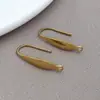 Ganchos de Orelha Estilo Francês em Aço Inoxidável, Vários Estilos, Acessórios para Brincos Dourados e Prateados que Preservam a Cor, Ganchos para Brincos de Pérola DIY Atacado