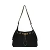Bolso de cadena de diamantes esmerilados transfronterizo para mujer, nuevo modelo de otoño 2026, bolso de hombro de gran capacidad, bolso tote tipo cubo para el trabajo