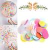 Confeti de Fiesta de Fuegos Artificiales 30G/Paquete 1cm Piezas de Papel Coloridas Confeti Romántico para Rellenar Globos Confeti Colorido para Lanzar en Bodas