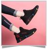 Una generación de zapatos para caminar antideslizantes de primavera y otoño para mujer con cordones, forrados de vellón, engrosados, cómodos, ligeros, tipo tenis, zapatos de madre