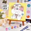20*20 Desenho Animado Pintura a Óleo Digital DIY Colorir Pintura Decorativa Genshin Flor Pintura a Óleo Pintura a Óleo Digital Infantil Atacado