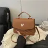Estilo Transfronteiriço Verão 2025 Nova Moda Vintage Versátil Simples Casual Chique para o Dia a Dia Bolsa de Ombro Transversal