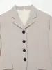 Ropa de Mujer Transfronteriza 2026 Nuevo Estilo Europeo y Americano Moda Versátil Casual Simple Solapa Manga Larga Un Botón Blazer