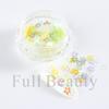Cross-border New Korean Nail Art Sequins ins Bottled Hollow Flower Flash Verão Verde Cor DIY Nail Patch