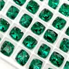 Decorações de Nail Art Esmeralda, Strass com Base Pontuda, Corações Octogonais Irregulares em Formato de Coração, Strass Deslumbrantes em Formato de Ovo de Pombo, Strass para Nail Art no Atacado