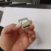 Gancho de alambre de acero inoxidable de 1 pulgada, hebilla de 9 pasadores, suministro de fabricantes, hebilla de hardware para cincha de equipaje y mochila