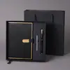 Bloc de notas de aspecto elegante A5 Especial para Empresa Negocios Caja de Regalo Set Souvenir de Empresa Logo Impreso