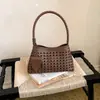 2026 Verano Nuevo Bolso de Playa Hueco Cesta Bolso para el Trabajo Debajo del Brazo Vacaciones en la Costa Bolso de Mano al Hombro