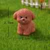 Micro Paisagem Criativa Desenho Animado Fofo Cachorro Ursinho Figura Decoração DIY Acessórios Mini Enfeites de Mesa