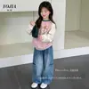 Sudadera para Niñas YOJIA 2026 Otoño Nueva Manga Raglán Infantil Dibujos Animados Jersey Manga Larga