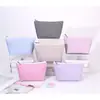 Bolsa de Maquiagem Xadrez Fresca Grande Capacidade Bolsa de Armazenamento de Viagem para Mulheres Bolsa para Skincare e Artigos de Higiene Pessoal Bolsa de Retoque Clutch