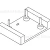 052 Base 34X26 Base de Anillo Magnético 052 Base de Inductor 052 Base Base