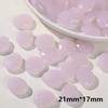 Brincos de acrílico com furo reto, contas, florindo, oval, amor, diamante, gota d'água, pulseira, colar feminino, acessórios de joias DIY