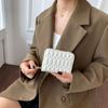 Cartera Pequeña Transfronteriza para Mujer Modelo Nuevo 2024 Estudiante Piel Suave Billetera para Monedas con Cremallera Corta Hilo Bordado Portatarjetas de Dinero Antirrobo Deslizable