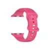 Correa de Silicona con Patrón de Rosa de Manzana para Apple watch9 Generación Muñequera de Silicona Grabada con Láser con Ocho Hebillas